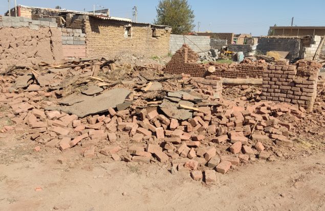 زلزله 5/4 ریشتری چهارشنبه گذشته خوی ۱۵ روستای آذربایجان‌غربی را لرزاند