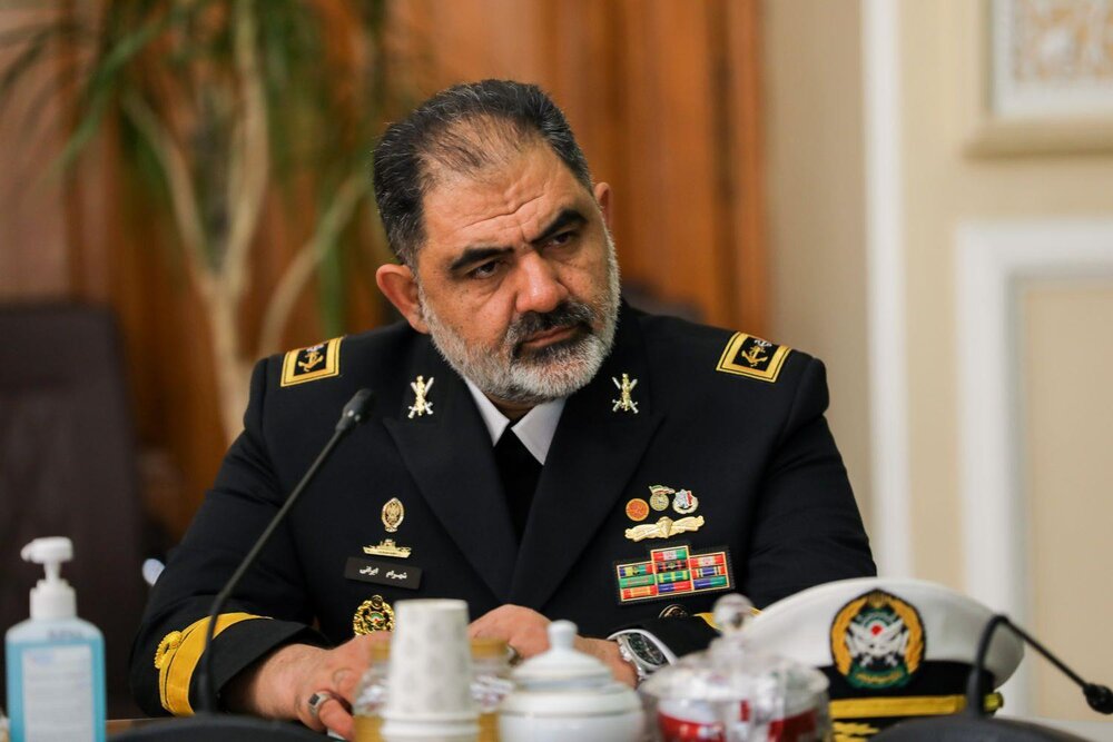 امیر شهرام ایرانی فرمانده نیروی دریایی ارتش در سخنرانی پیش از خطبه‌های نماز جمعه تهران