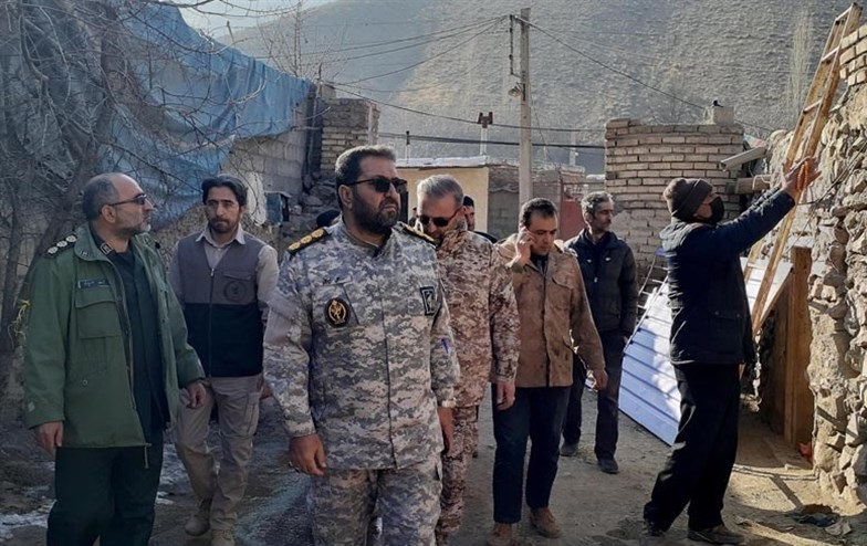 کمک‌رسانی جهادگران سپاه در مناطق زلزله‌زده خوی